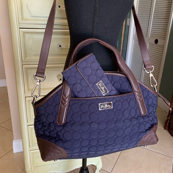 Vera Bradley Handbags - Vera Bradley Blue Handbag with wallet